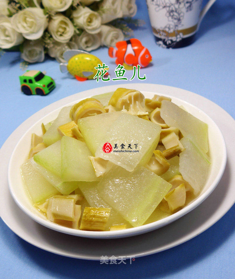 Lamb Tail Bamboo Shoots Boiled Winter Melon recipe