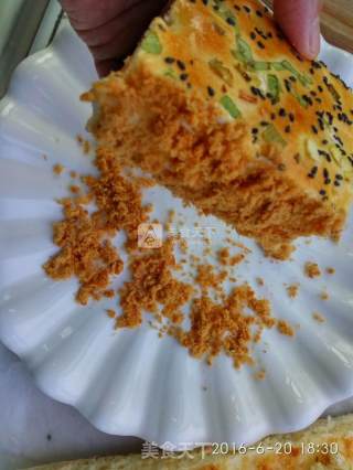 #aca烤明星大赛# Meat Floss Bread recipe