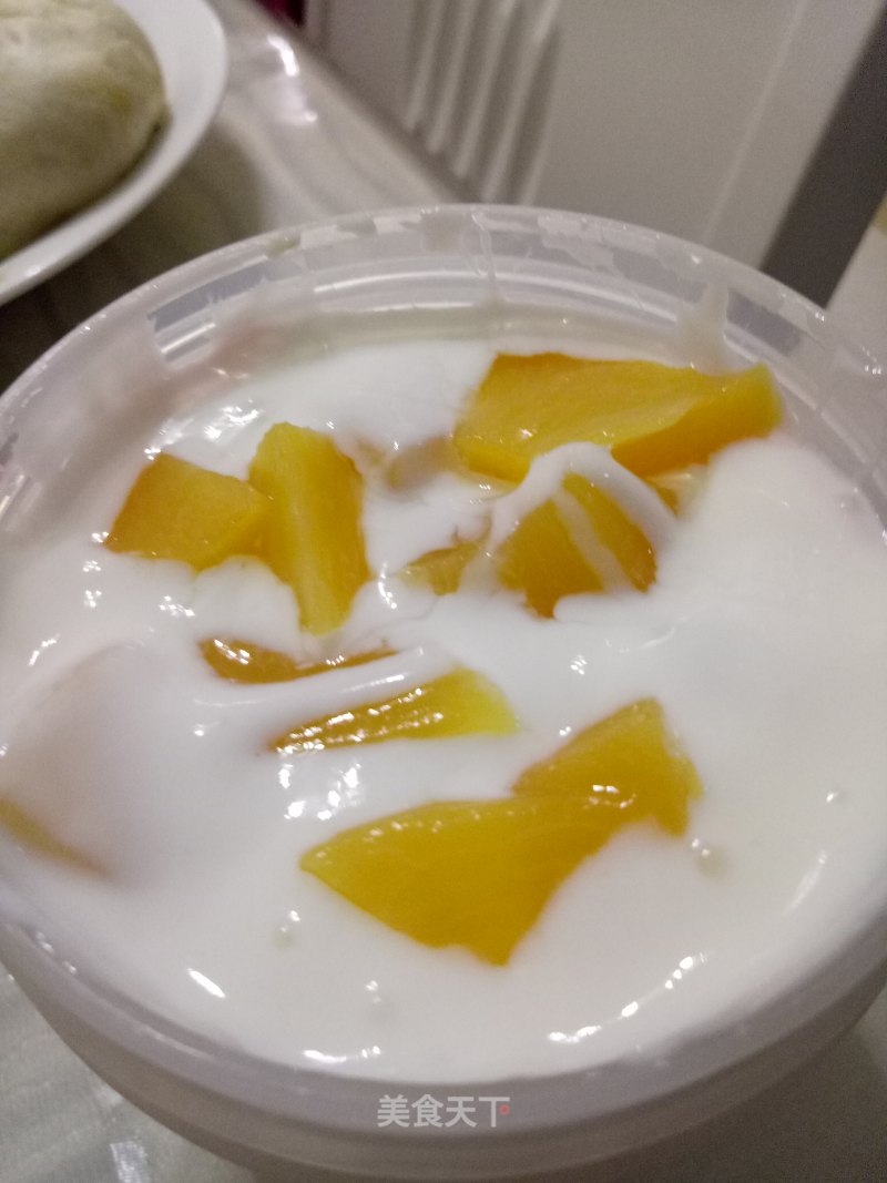 Yellow Peach Yogurt recipe