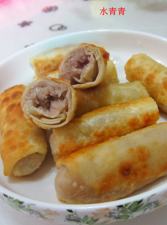 Pan-fried Taro Rolls recipe