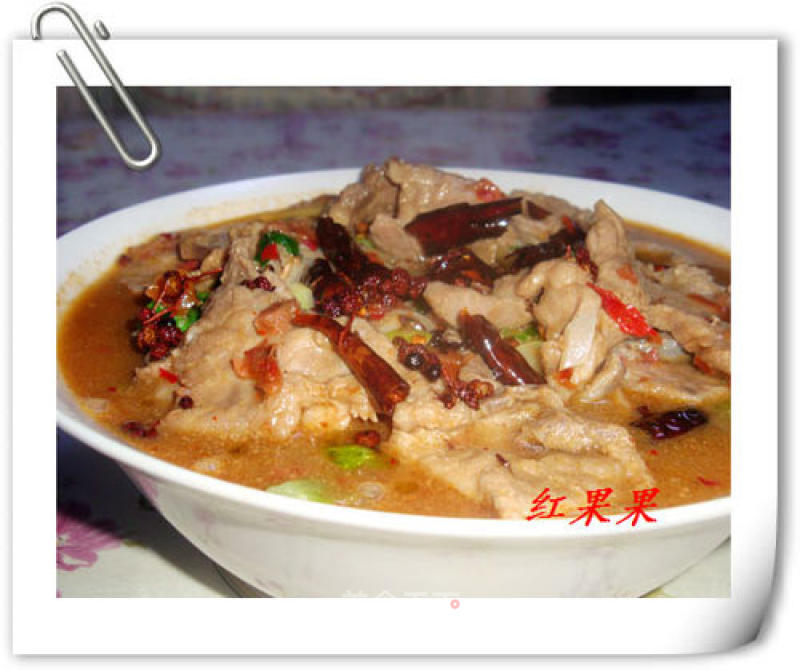 Poached Pork Slices recipe