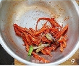 Spicy Mintai Fish Shreds recipe