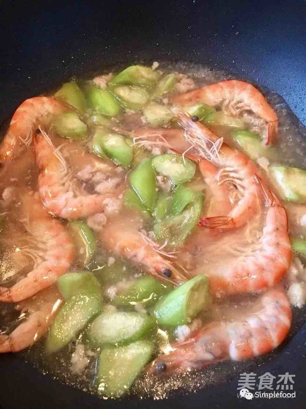 Loofah and Shrimp Soup recipe