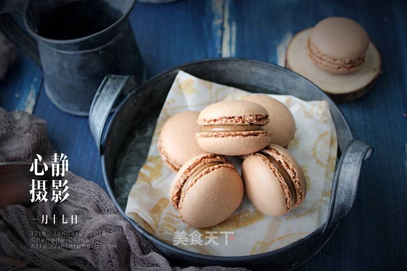 Cocoa Coffee Macaron recipe