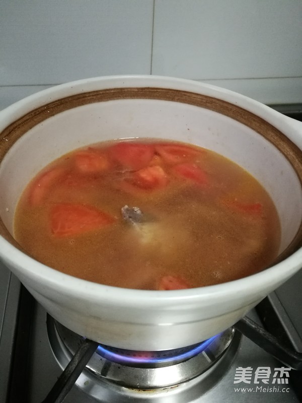 Tomato Short Ribs and Yam Soup recipe