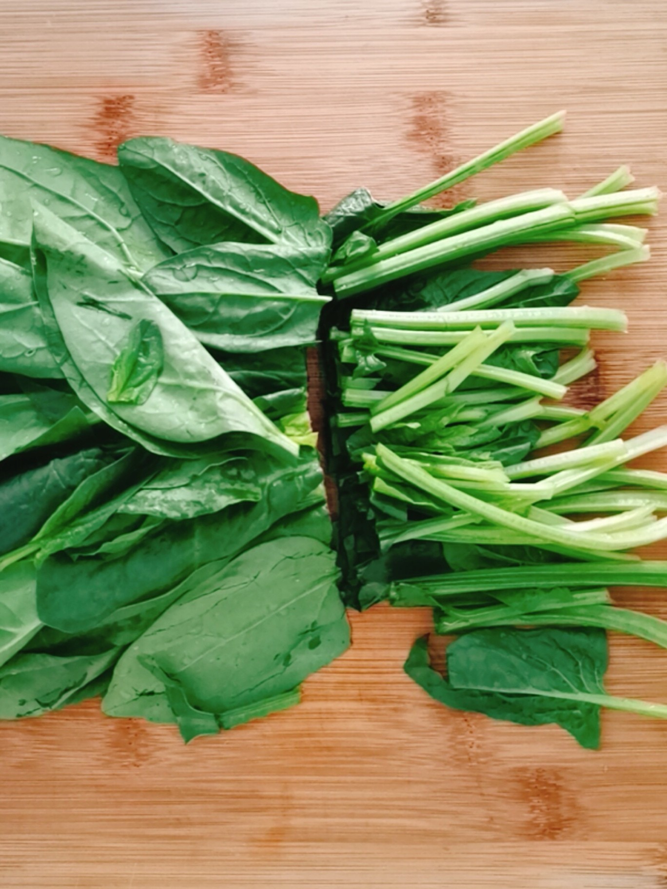 Spinach with Vermicelli recipe