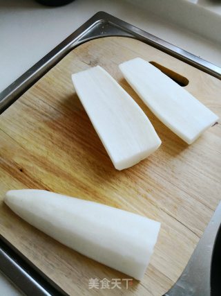Sweet and Sour, Crisp White Radish recipe