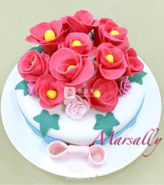 Fondant Cake ~ Flower recipe