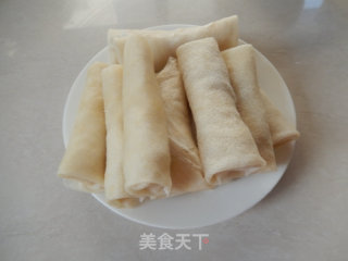 Banana Cheese Spring Rolls recipe