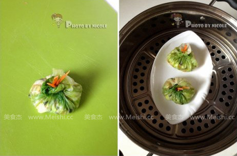 Shrimp and Jasper Lettuce Rice Buns recipe