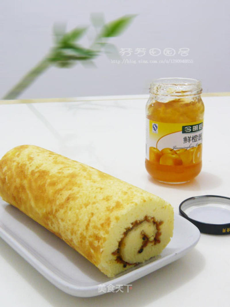 Fresh Orange Cake Roll recipe