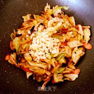 Garlic Shredded Cabbage recipe