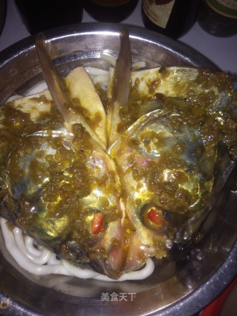 Fish Head Potato Noodles recipe