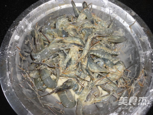 Fried River Prawns recipe