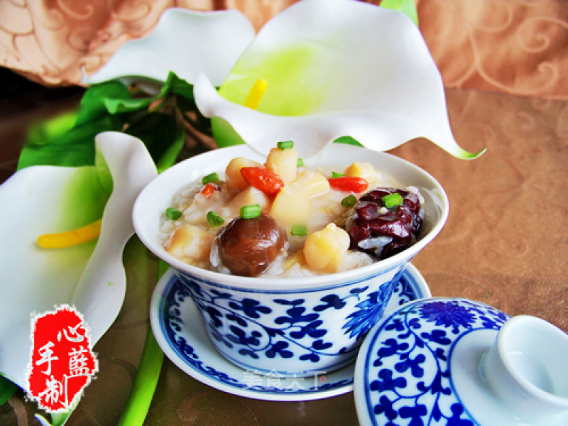 Xinlan's Hand-made Private Kitchen [goji Berry and Scallop Double Rice Porridge]-the Tenderness that Bows The Most recipe