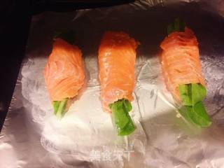 Grilled Salmon and Vegetable Roll recipe