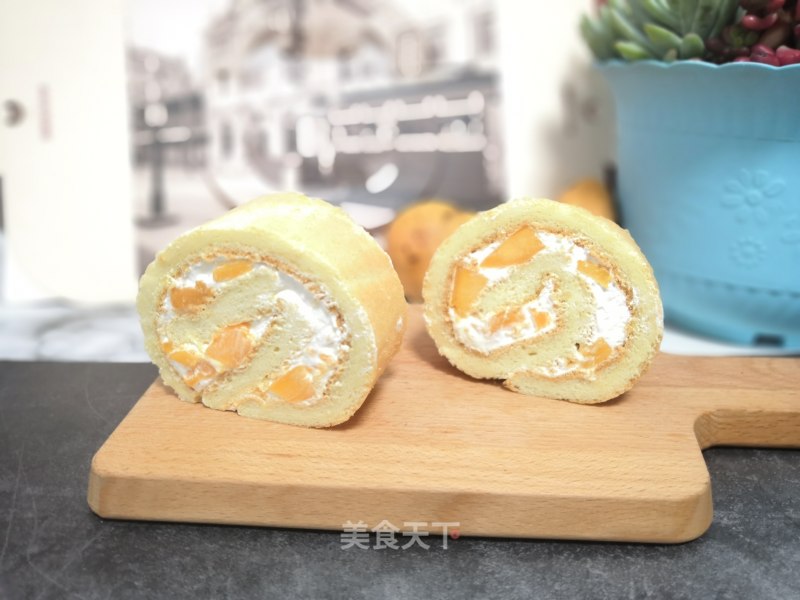 Mango Cake Roll recipe