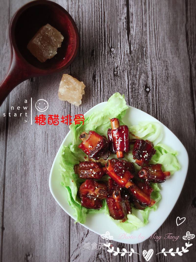 Homemade Sweet and Sour Pork Ribs (less Oil Version) recipe