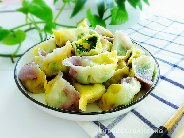 Colorful Dumplings recipe