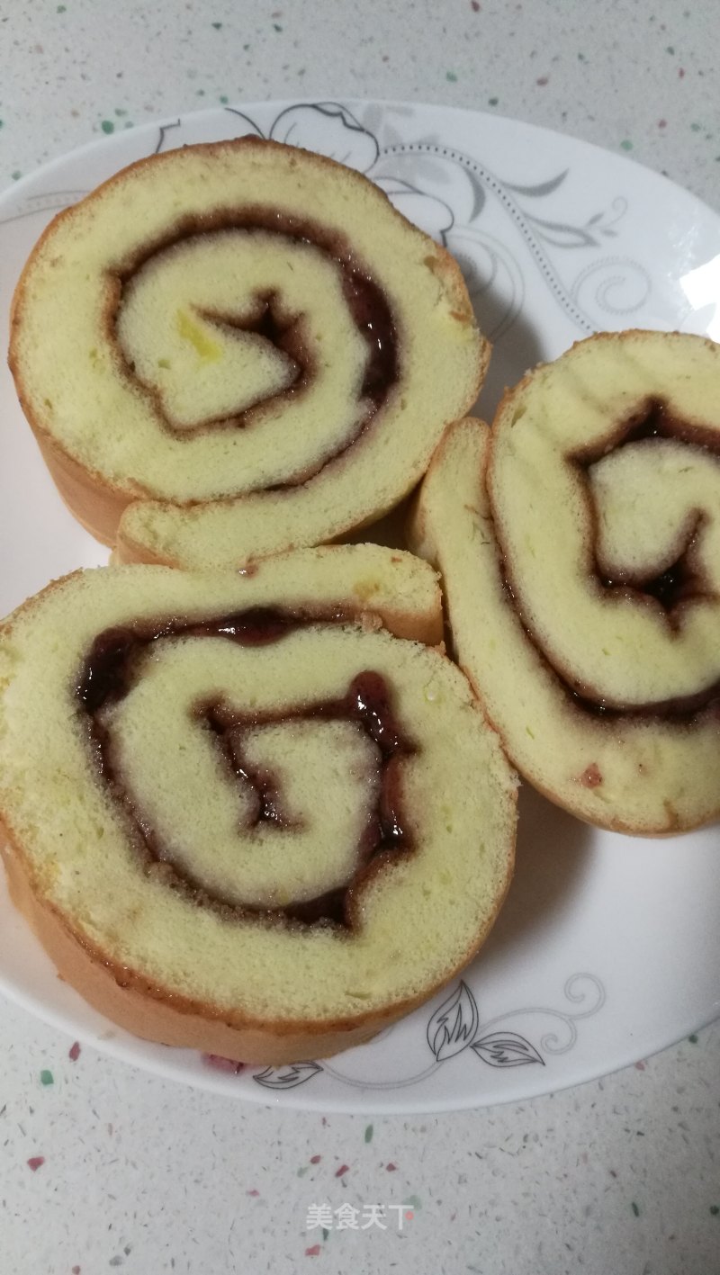 Blueberry Cake Roll recipe