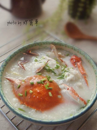 Raw Crab Congee recipe