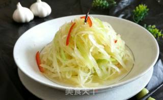 Shredded Potatoes with Pepper Oil recipe