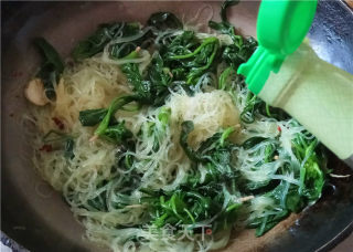 Spinach Mixed Vermicelli recipe