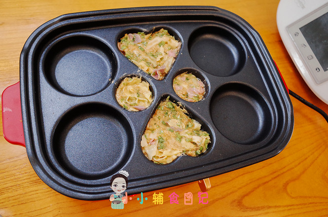 Supplementary Meat Floss Green Vegetable Cakes Over 10 Months Old recipe