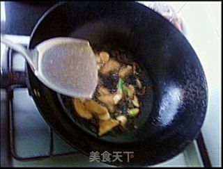 Stir-fried Tripe with Fungus recipe