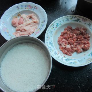 Pork and Glutinous Rice with Small Intestines recipe