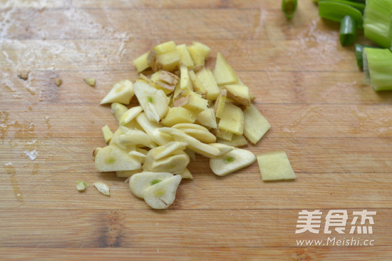 Braised Beef Tendon with Green Onions recipe