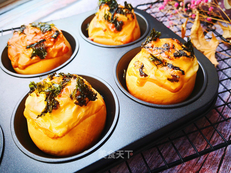 Seaweed Cheese Meal Bun recipe
