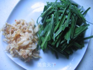 Leek Boiled Clam Meat recipe