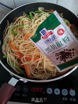 Stir-fried Spaghetti recipe