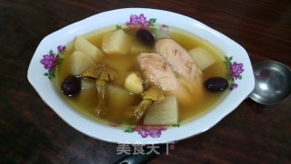 White Radish Agaricus Soup recipe
