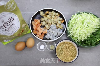 Kansai-style Seafood Pancakes recipe