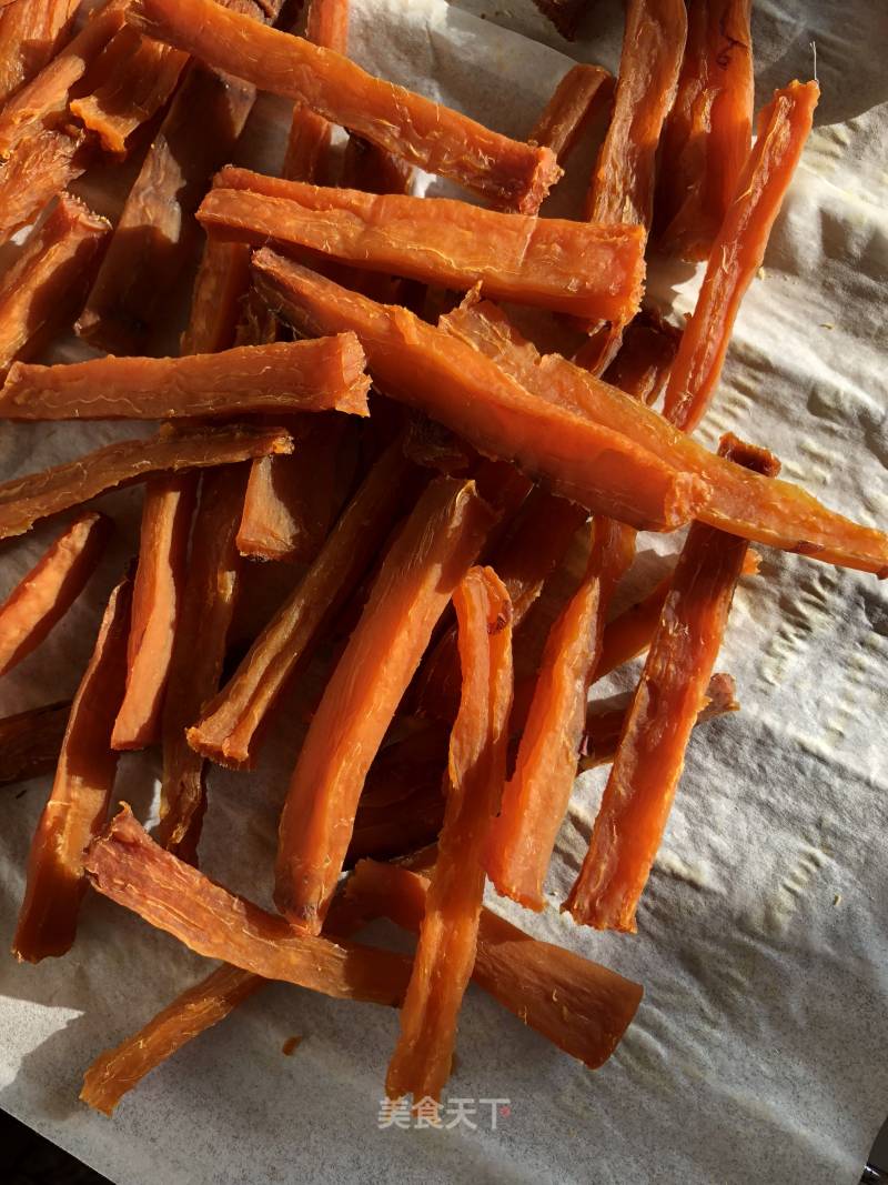 Homemade Snacks Dried Sweet Potatoes recipe