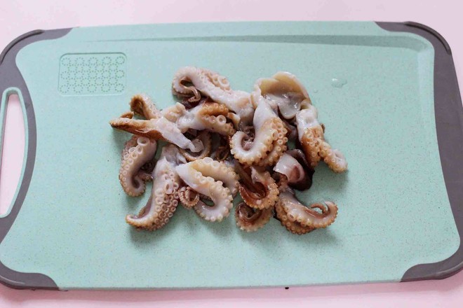 Lotus Root Slices Popped Peach Blossom Octopus recipe