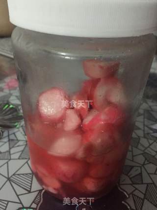 Sweet and Sour Crispy Radish recipe