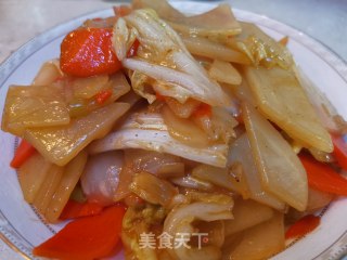 Stir-fried Cabbage Slices recipe