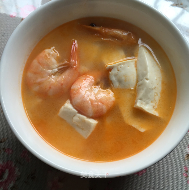 Shrimp Tofu Soup recipe