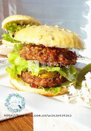 Double Pork Chop Burger recipe