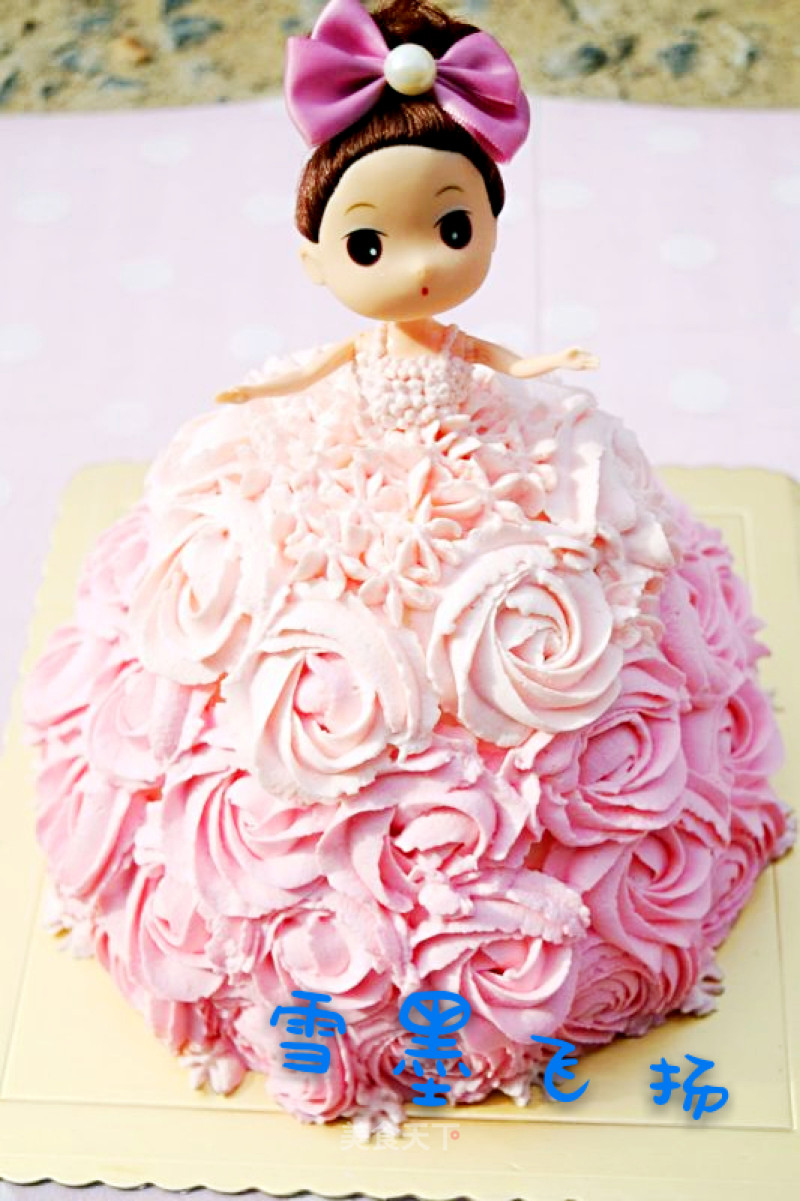 #aca烤明星大赛#barbie Cake recipe