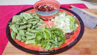 Steamed Noodles with Beans recipe