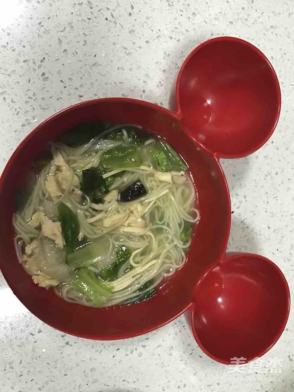 Baby Food Supplement-vegetable Chicken Noodle Soup recipe