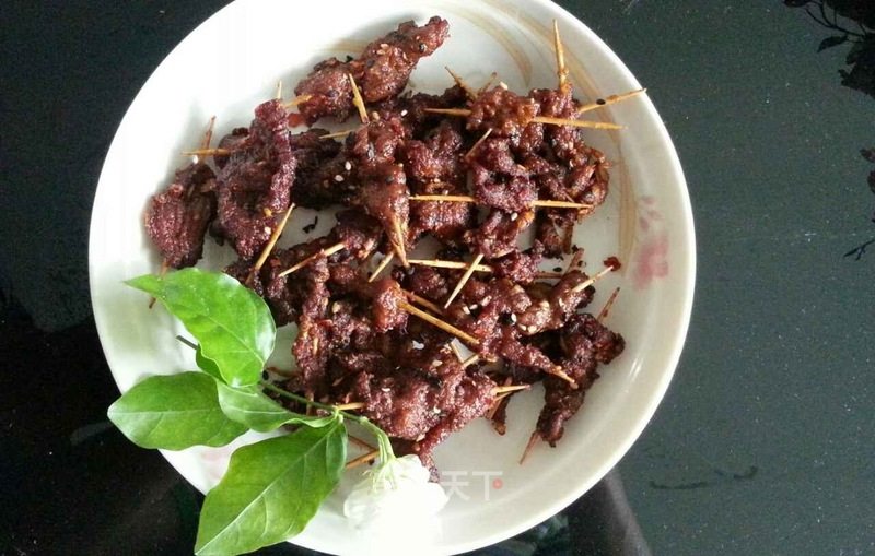 Toothpick Beef recipe