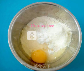 Hand Kneaded Bean Paste Flower Bread recipe