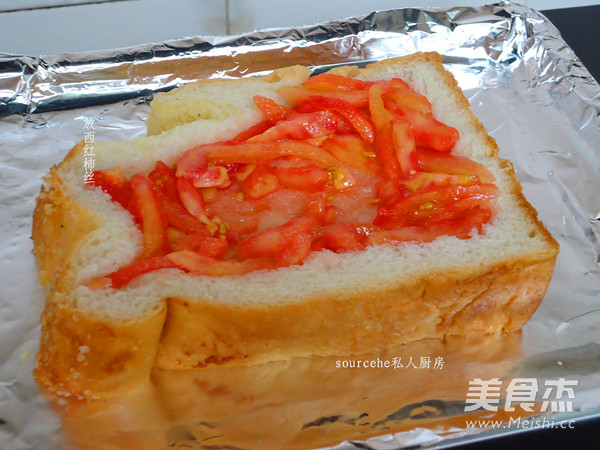 Tomato Sun Egg Toast recipe