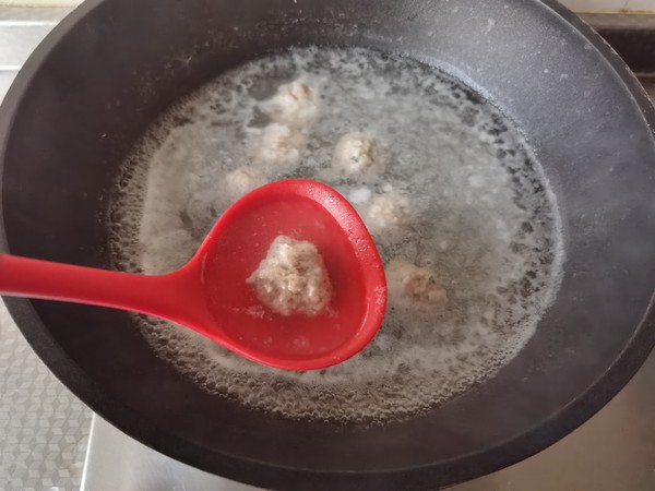 Spinach and Mushroom Meatball Soup recipe