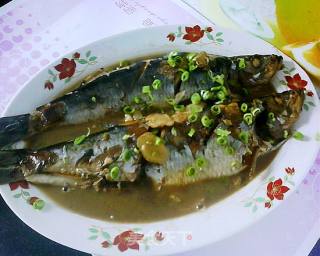 Braised Herring with Scallions recipe